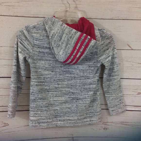 Girls Adidas Zip Up Jacket - Picture 3 of 6